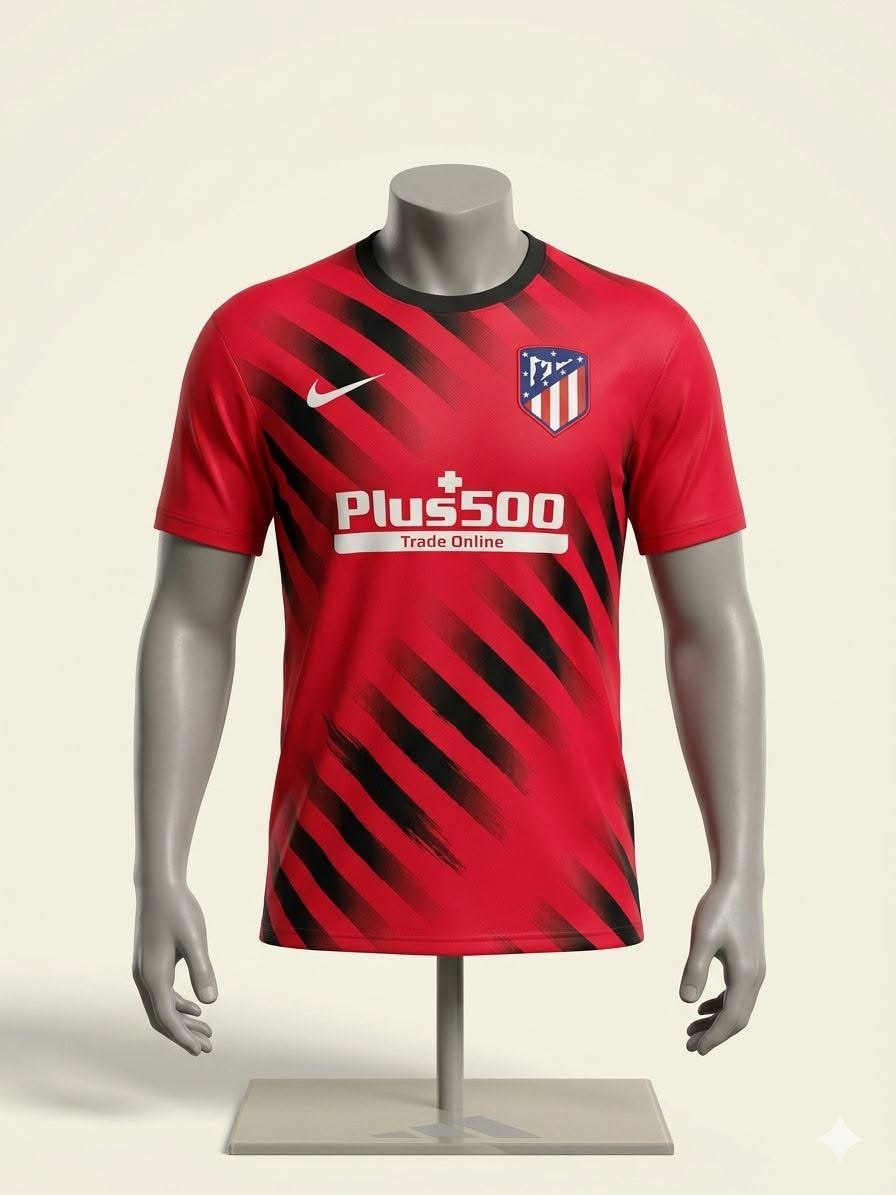 Atletico Madrid treino vermelho